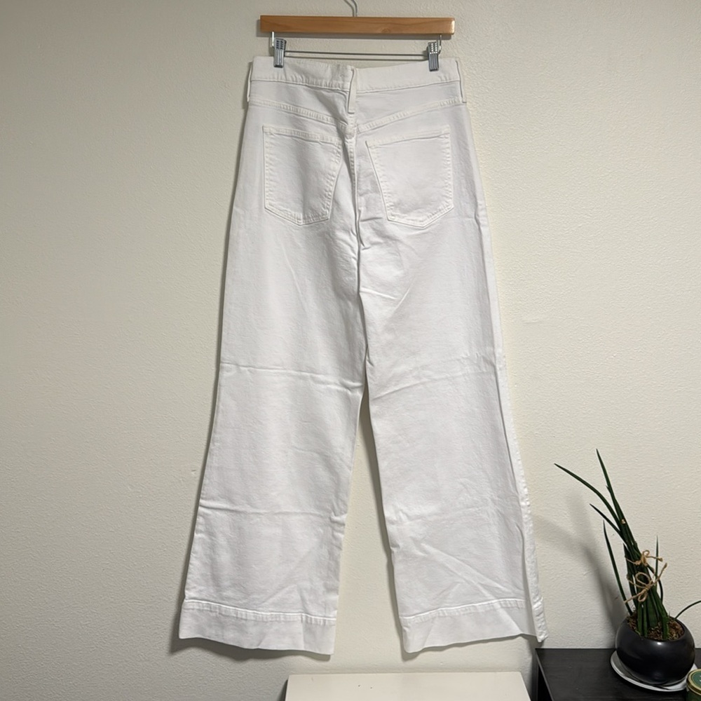 J. Crew Wide-leg denim trouser in white - Picture 14 of 15